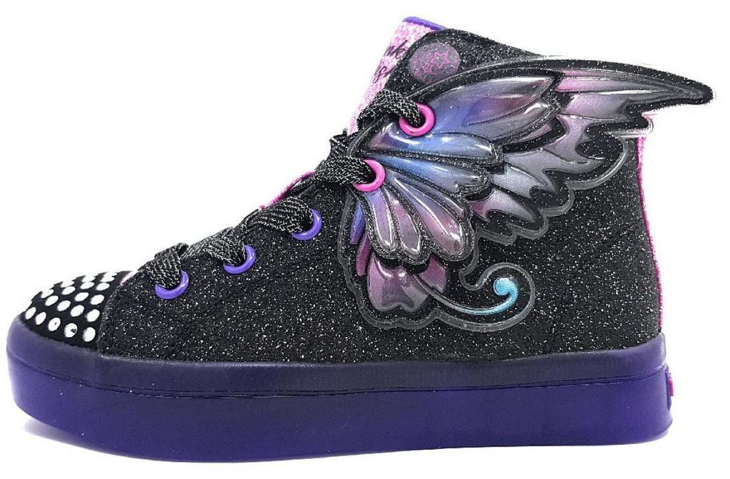 Skechers Twi-Lites: Botas de cordones para niñas, color Imagen del producto 