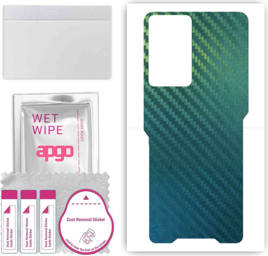 apgo Rückseite Schutzfolie, Skin, kompatibel mit Doogee S97 Produktbild 