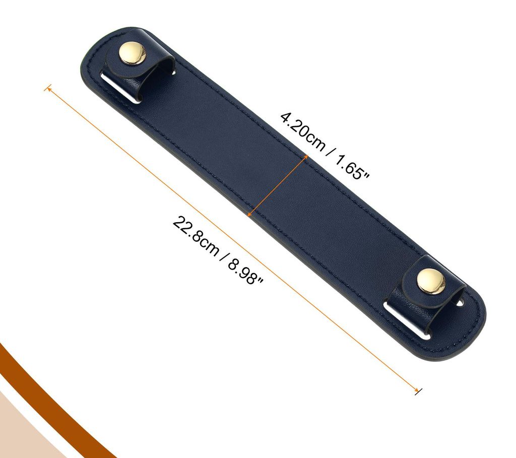 1 Stš¹ck Schulterpolster 22,8x4,2cm(LxW) Leder Schultergurt Polster, Abnehmbare Rutschfeste Gurtabdeckungen Taschenzubeh?r fš¹r Tragetaschen Ru...