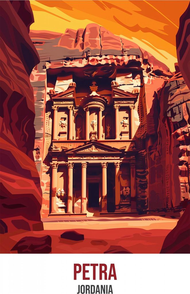 Plakat 20,5x28,4cm Petra