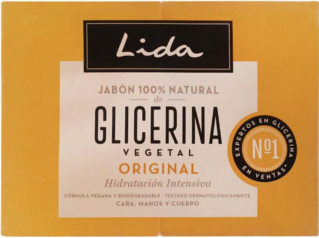 100% NATÜ RLICHE SEIFE ORIGINAL GLYCERIN LOT 2 x 125 gr