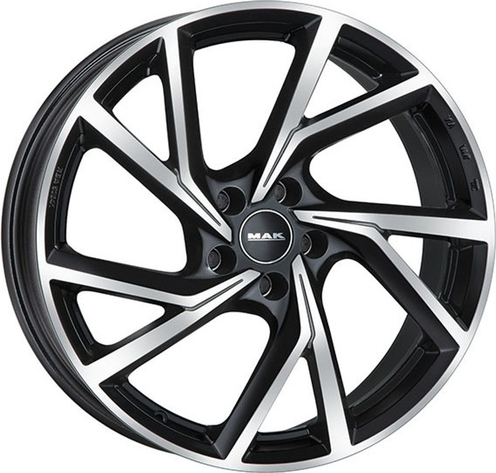 Alufelge Mak Kassel 8X20 5X114,3 Et 35 Black Mirror