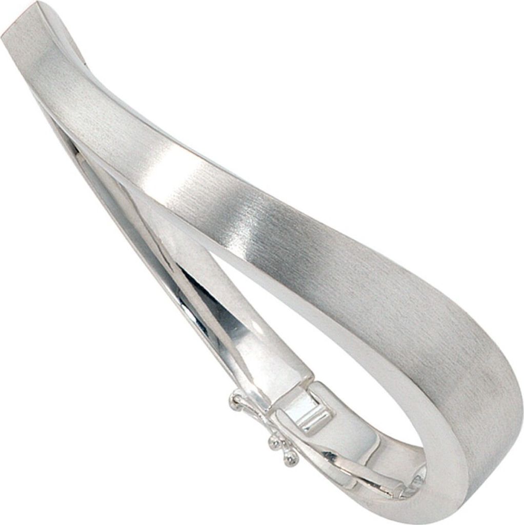 Armreif Silberarmreif Armband Armschmuck 925 Massiv Silber mattiert Damen