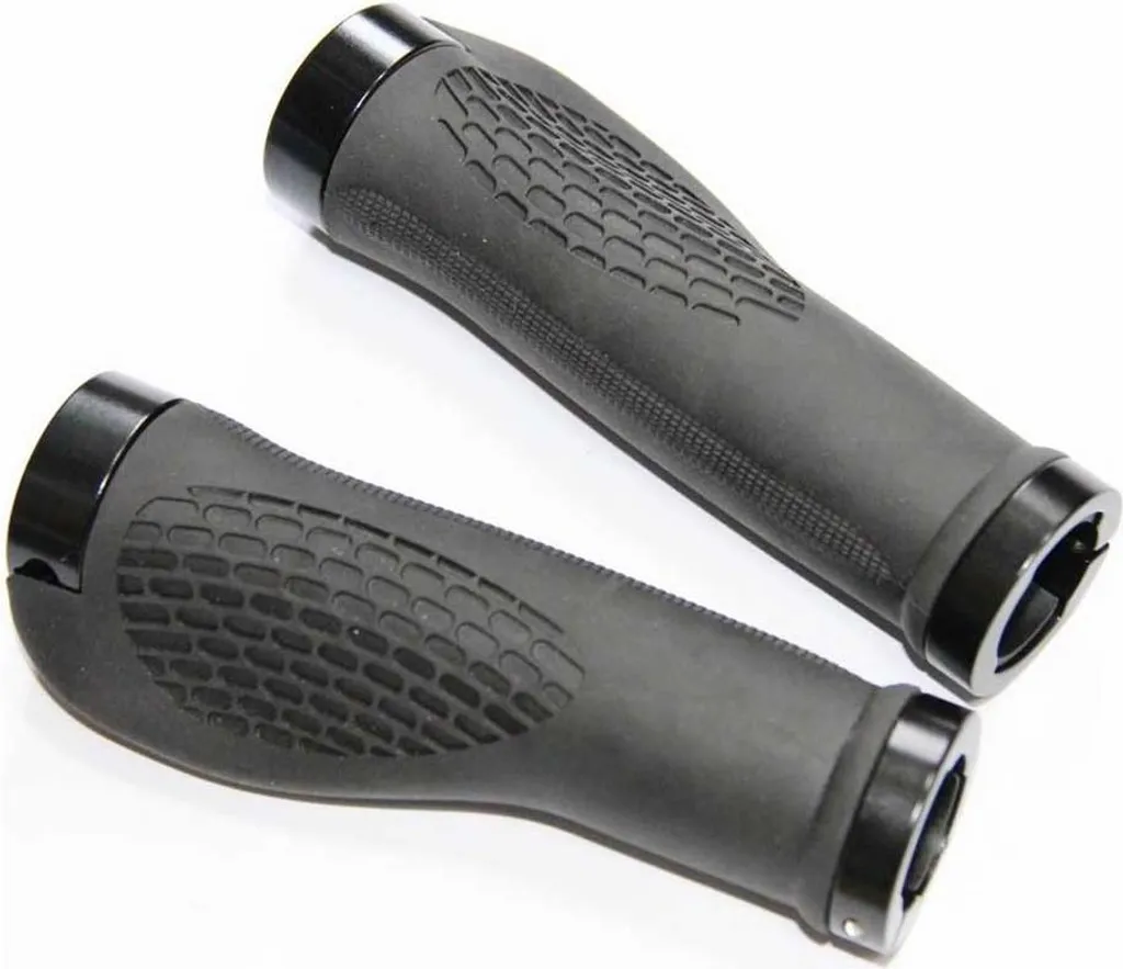 Poignées Oxc Ergo Lock-on Gris 128 mm pour un contrôle vélo optimal