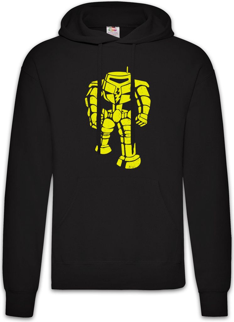 Urban Backwoods The Big Robot, Herren Hoodie, Farbe: Schwarz, Größe: M