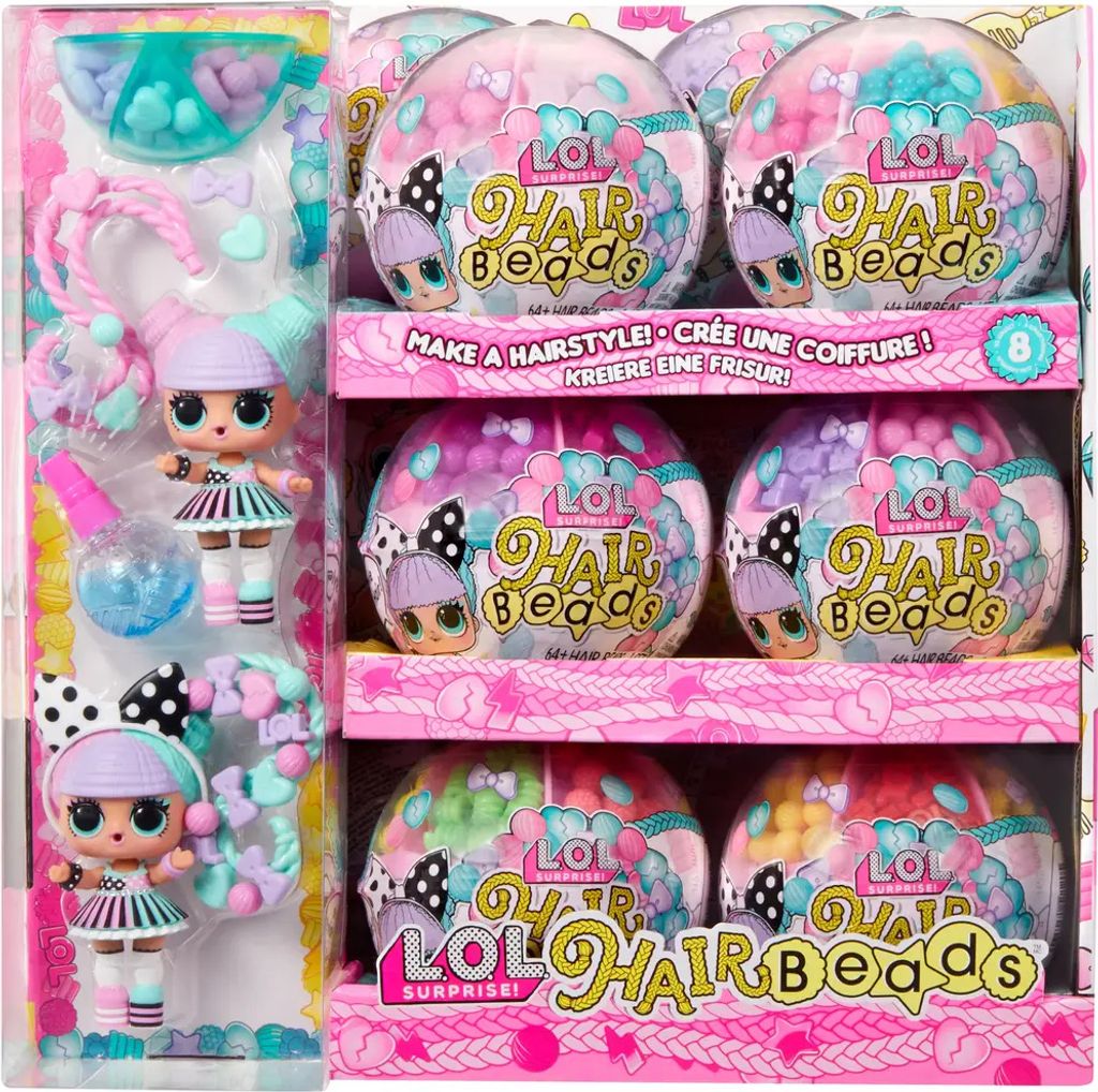 L.O.L. Surprise! Hair Beads Tots Asst, Mini-Puppe, Produktbild 