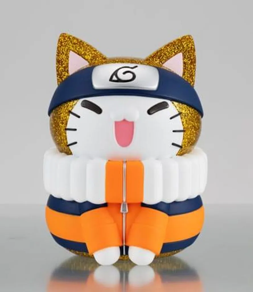 Statuette Chat Naruto Uzumaki Gold Mega Cat Project Nyanto