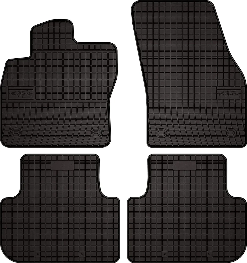 Set Tappetini Gomma TPE per Volkswagen Tiguan II 2015- | Anti-Slip