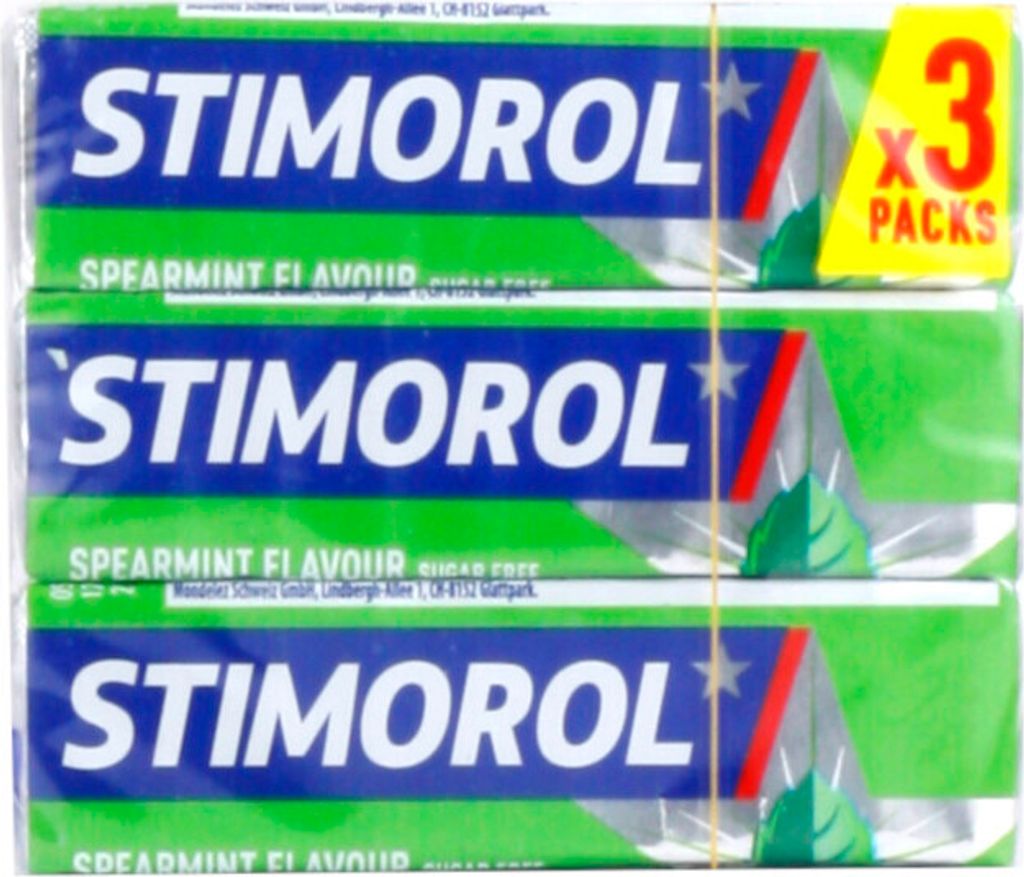 Stimorol Spearmint Flavour 3x10 Dragees 42g Produktbild 