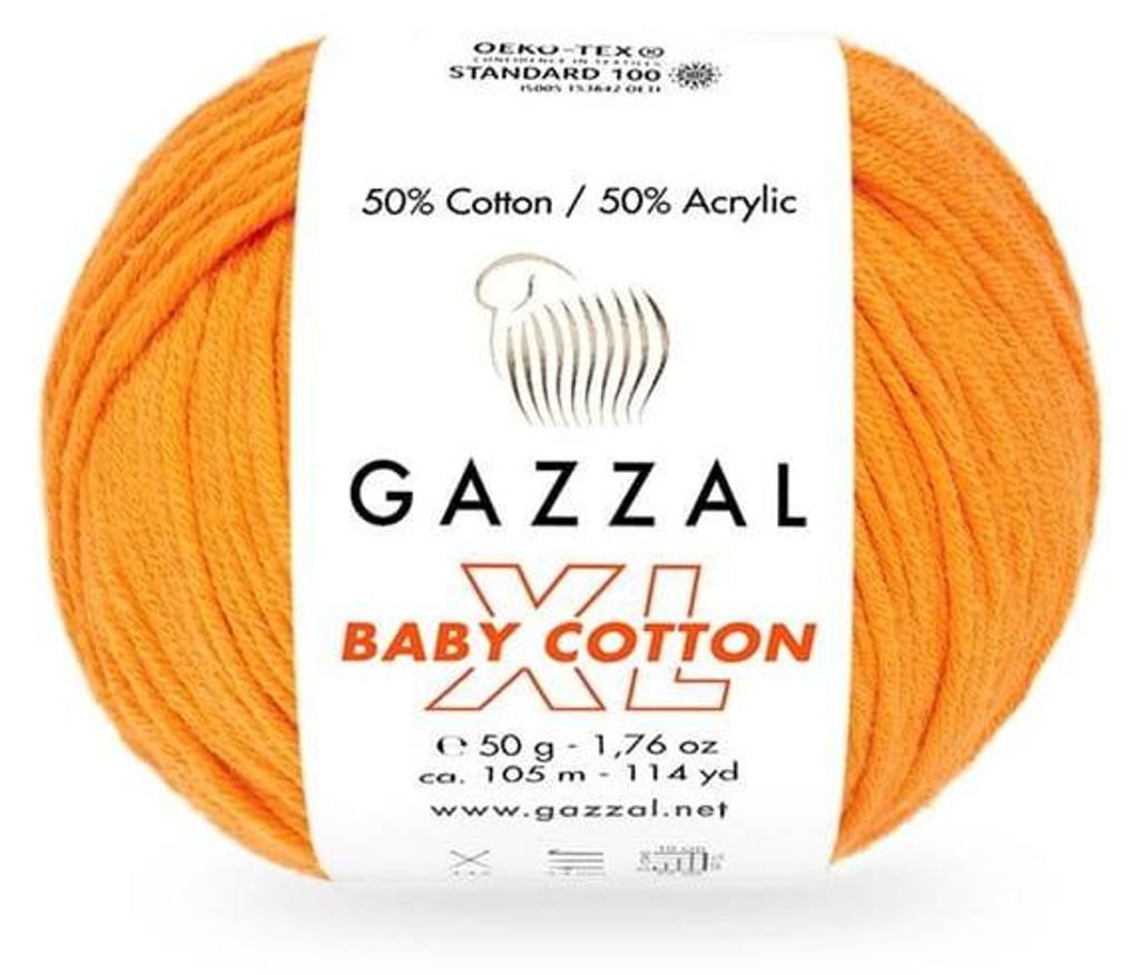 Gazzal Baby Baumwolle XL - Weiches Babygarn, Hochwertige Produktbild 