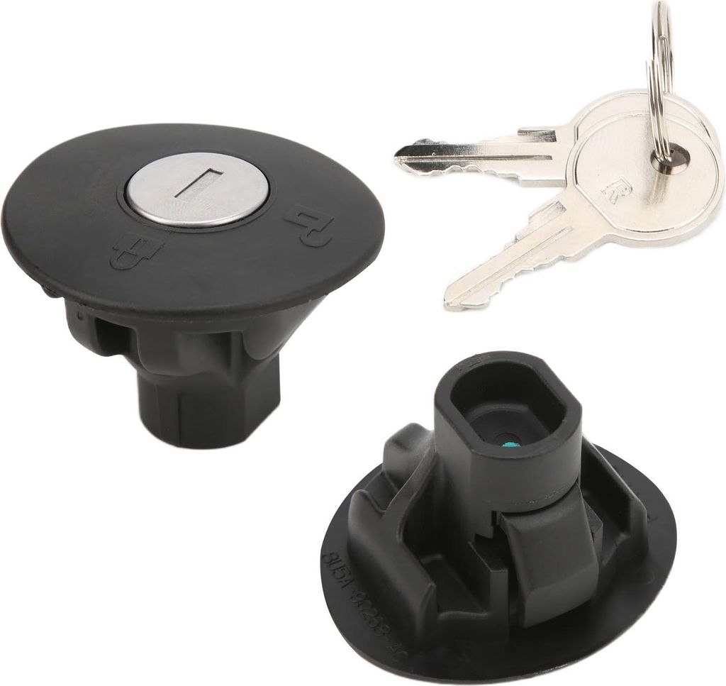 Abschließbarer Tankstopfen mit 2 Schlüsseln 8U5Z-9C268-B Ersatz der Kraftstoffeinfüllabdeckung für Ford Edge 2011-2014