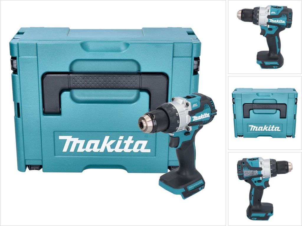 Makita DHP 489 ZJ Perceuse-visseuse à percussion sans fil Image du produit 