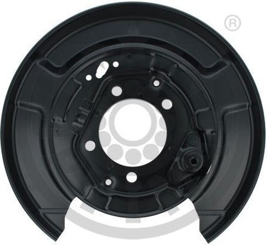OPTIMAL Spritzblech Bremsscheibe für TOYOTA Highlander II (XU40) Hinten Links BSP-9018L Ankerblech