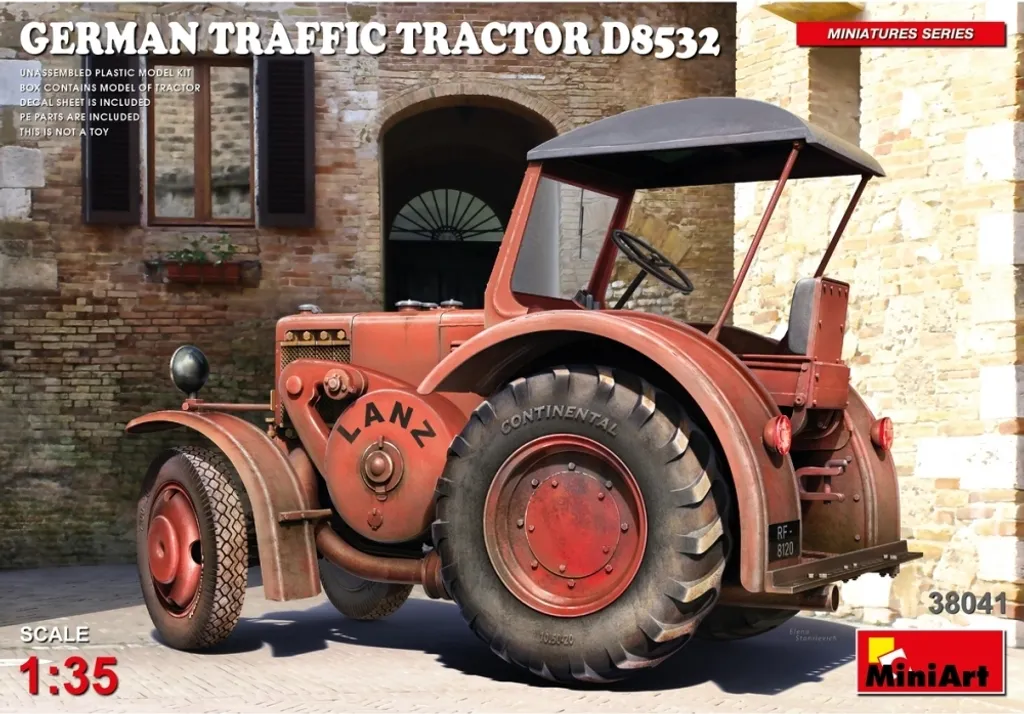Maquette tracteur D8532 MiniArt 1:35 montage facile sans défaut