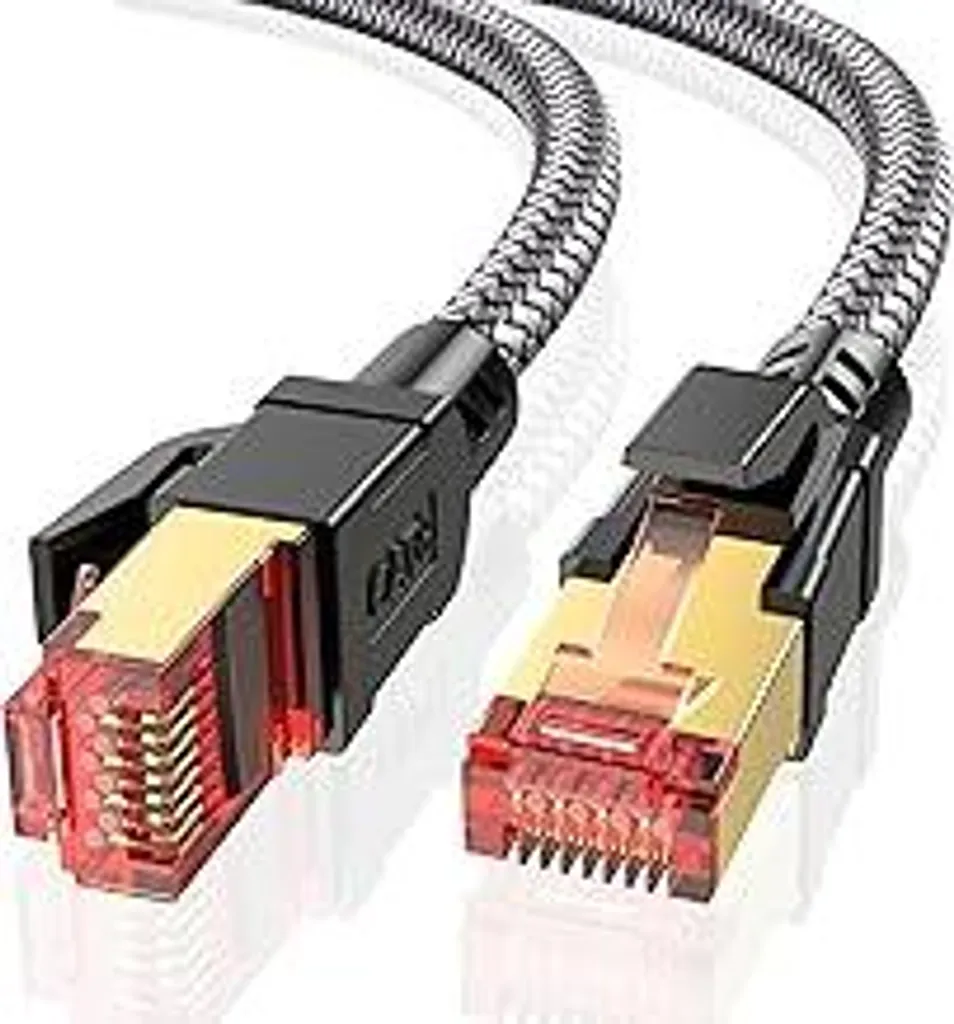 Cavo Ethernet Cat 8 S/FTP 40Gbps | 2000MHz Nylon Braided RJ45