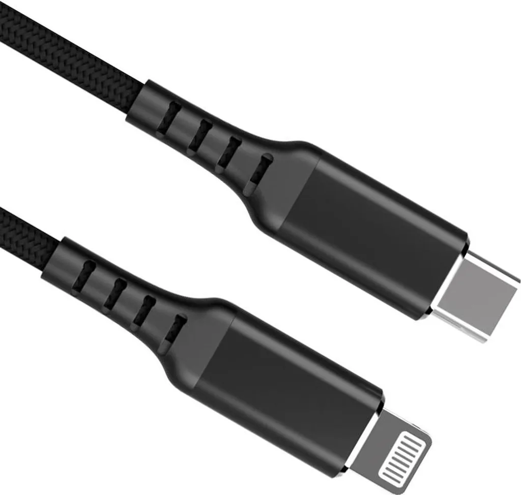 Câble Allteq ALTQ-LI-110-B-1 Lightning USB-C 1m Noir - Finis les Erreurs