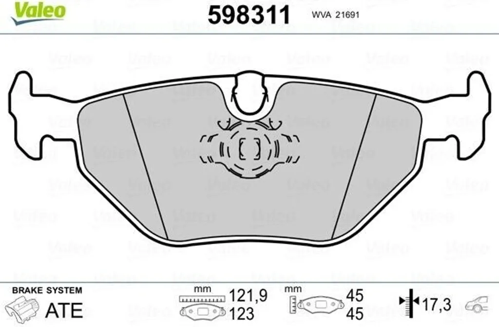 Plaquettes de frein Valeo 598311 : Fini les sifflements sur votre E39