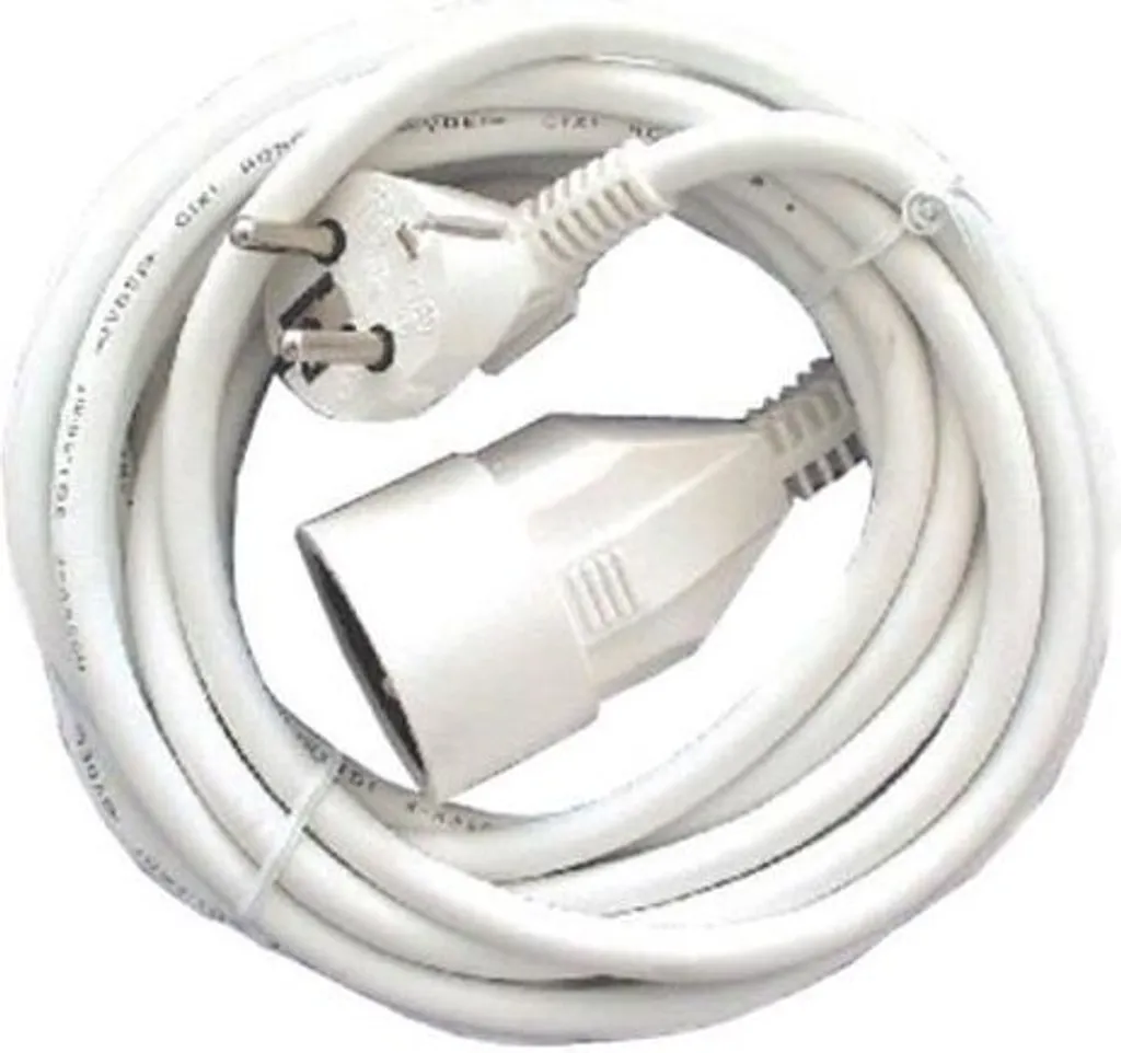CHACON HO5VVF extension cable 3 x 1.5 mm² - 10 m - White