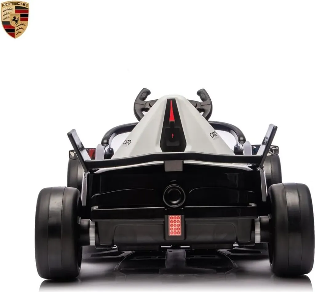 Porsche Formule E 12V noire : démarrage progressif, Bluetooth et commande parent - 7