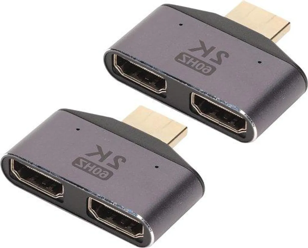 Adaptateur HDMI 2K 60Hz - Rallonge avec Affichage Double 1 vers 2