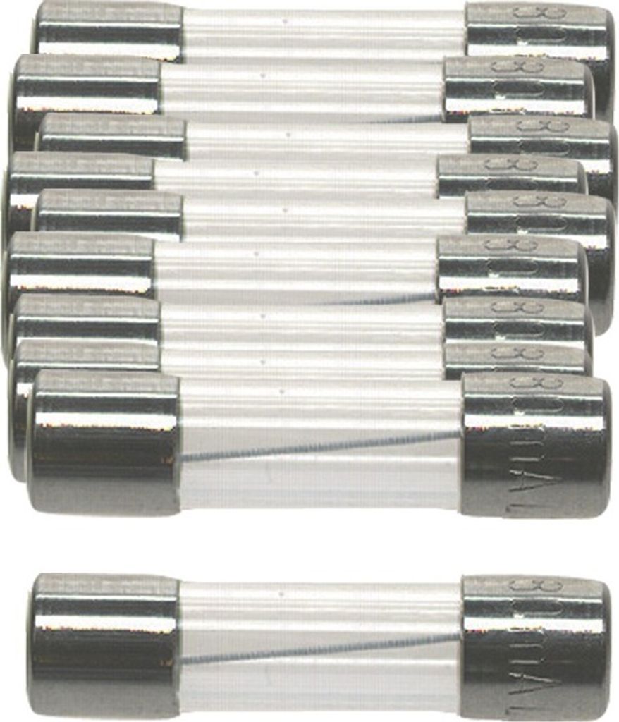 easyPART passend für Divers DIN-Sicherung 16,0A träge 5x20mm Feinsicherung 10Stk