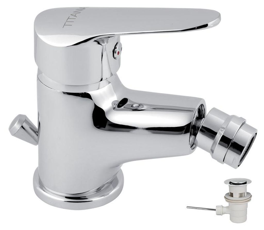 Rubinetto bidet con beccuccio cromato Titania IRIS New Immagine del prodotto 