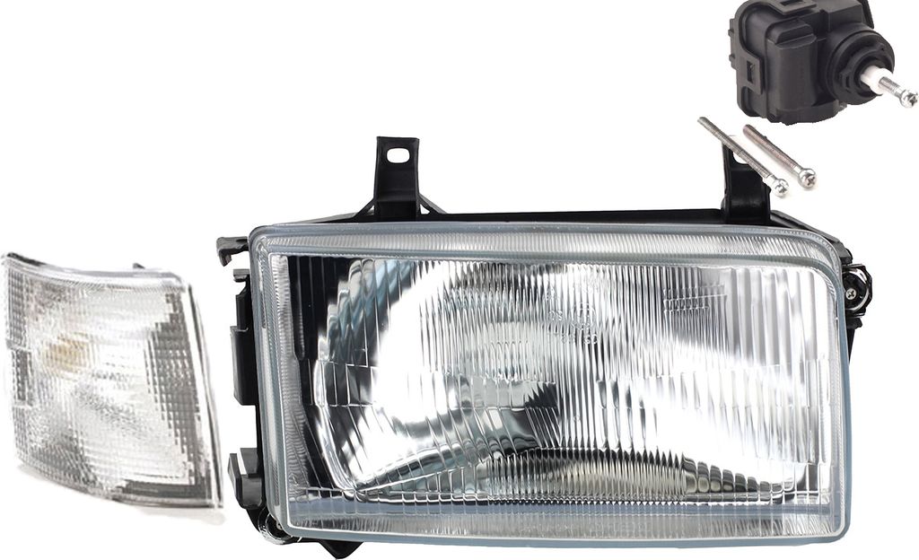 Johns, Scheinwerfer passend für VW Transporter T4 09/90-04/2003 H4 Rechts + LWR Blinker 1H0941295E 1H0941295C 4A0941295 701941018C 701941018 7D095...