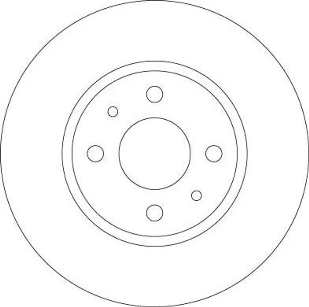 Disque de frein TRW DF6231 OE 51859075 pour Fiat 500 et Panda 312