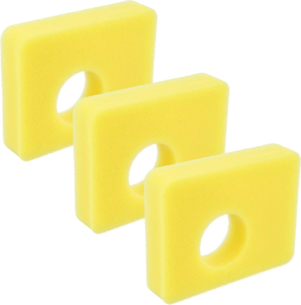 vhbw 3x Schaum-Ersatzfilter Set kompatibel mit Briggs & Stratton 09P702-0063-H1, 09P702-0061-H1, 09P702-0062-H1, 09P702-0059-H1, 09P702-0060-H1 Motor