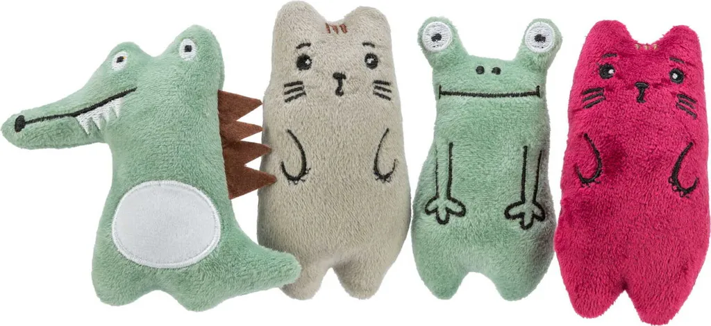Trixie Peluche con Erba Gatta Assortiti - Giochi Morbidi per Gatti