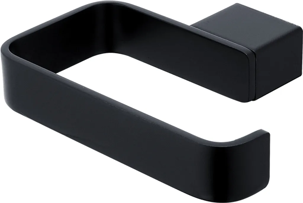 Porte-rouleau WC noir Nimco Kibo : fini les fixations qui bougent !