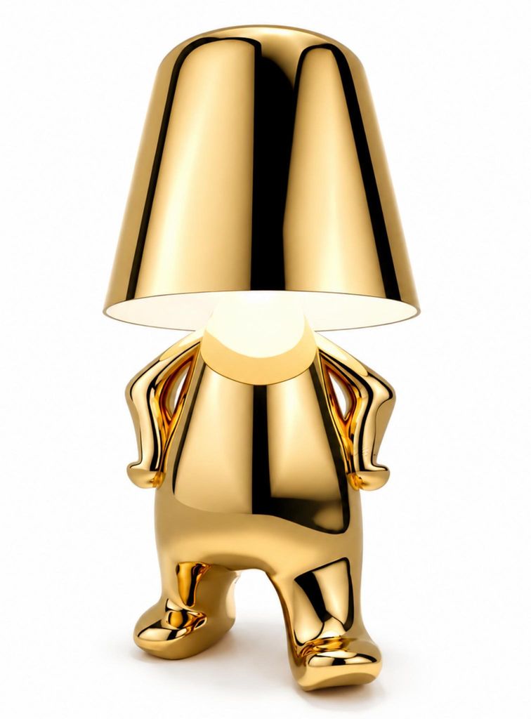 Thinker-Statue LED Nachttischlampe mit Produktbild 