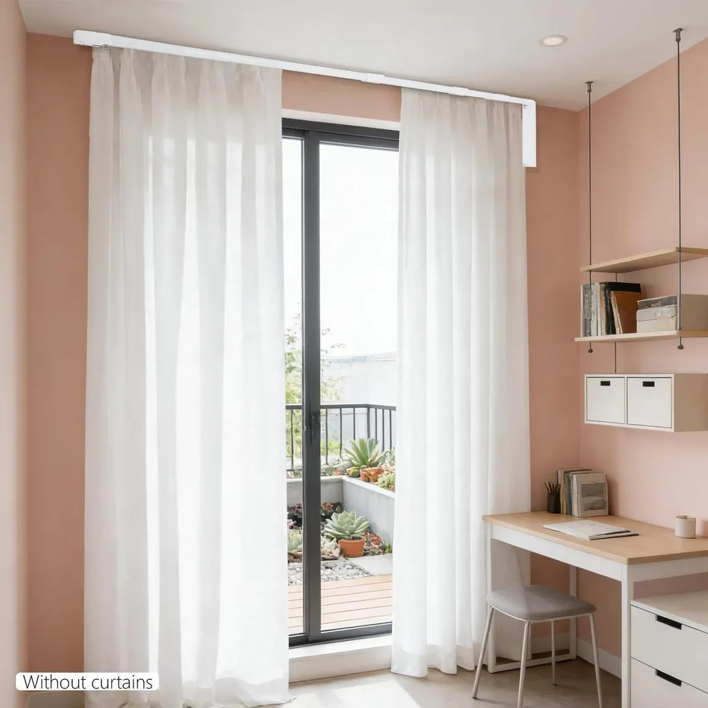 Automatisme pour rideaux réglable 2,16-3,2 m - Idéal Maison Connectée