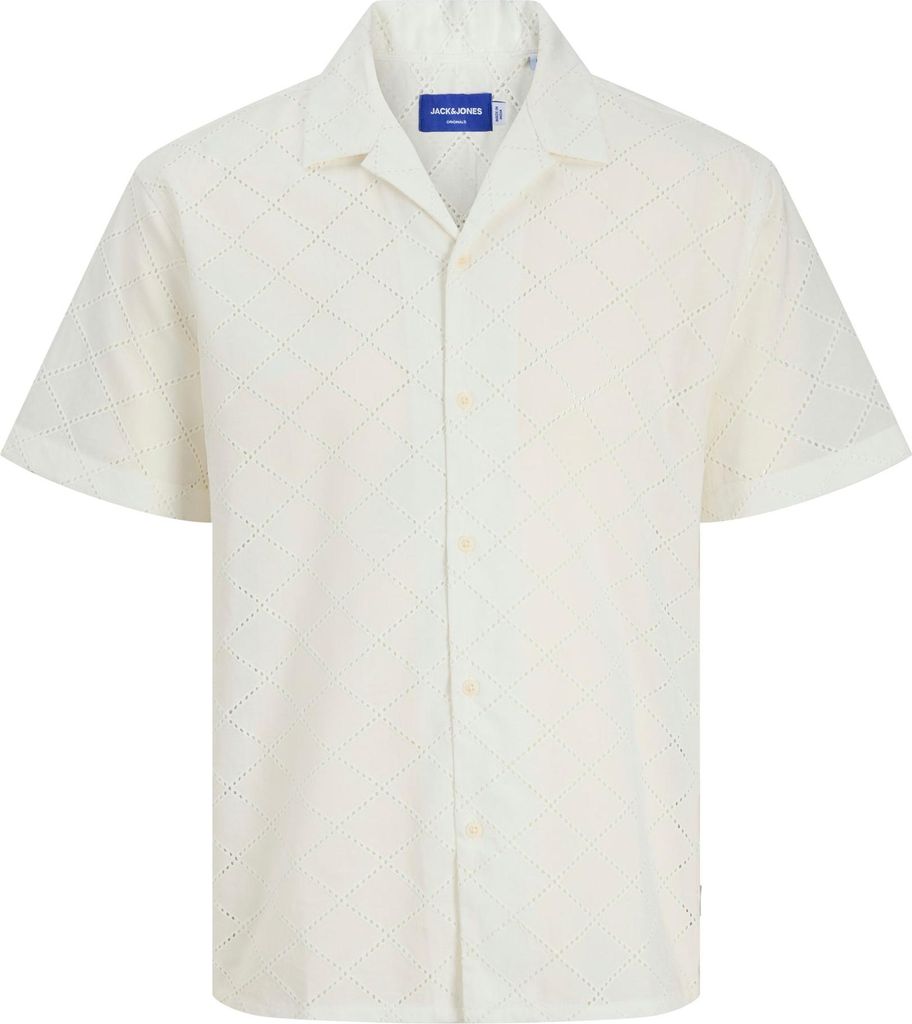JACK & JONES Gestepptes Kurzarmhemd mit Karomuster und Knöpfen Größe: XXL