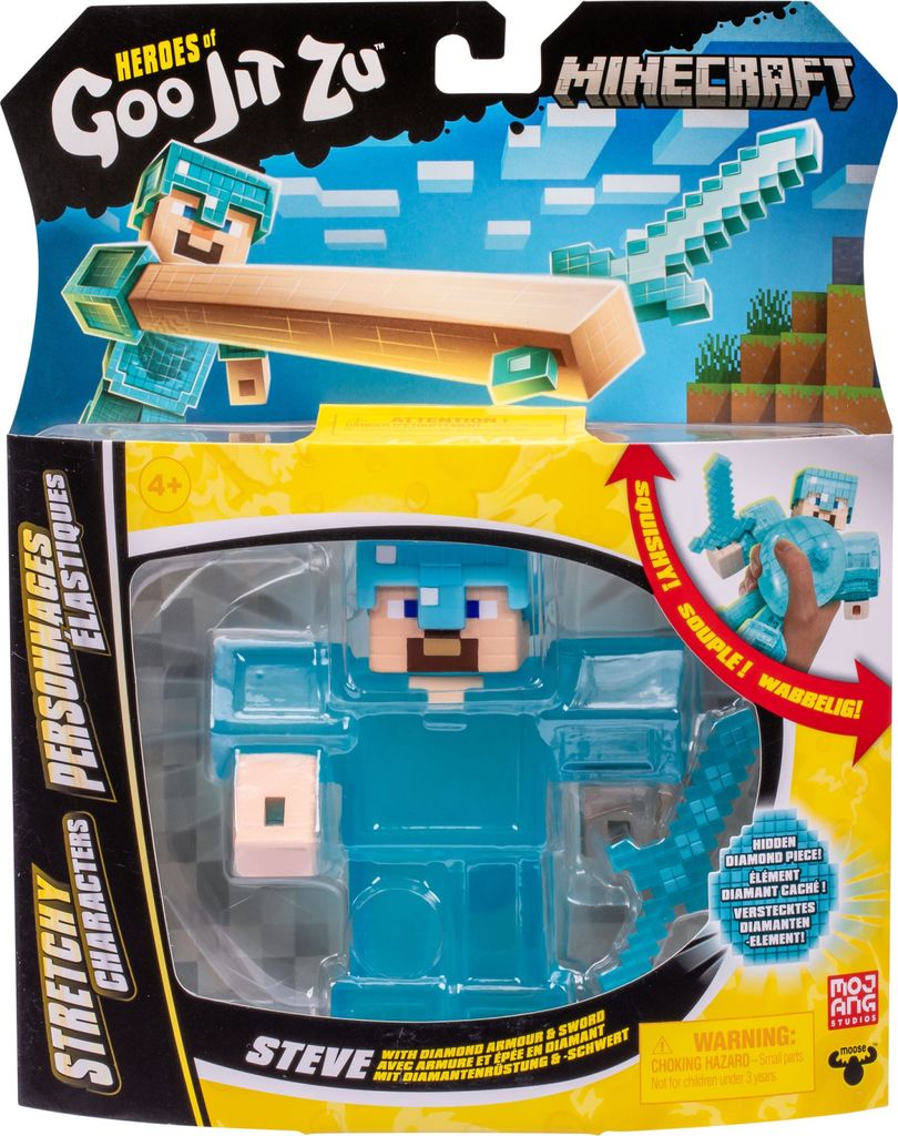 Minecraft Heroes of Goo Jit Zu Meteor Madness Dehnbare Produktbild 
