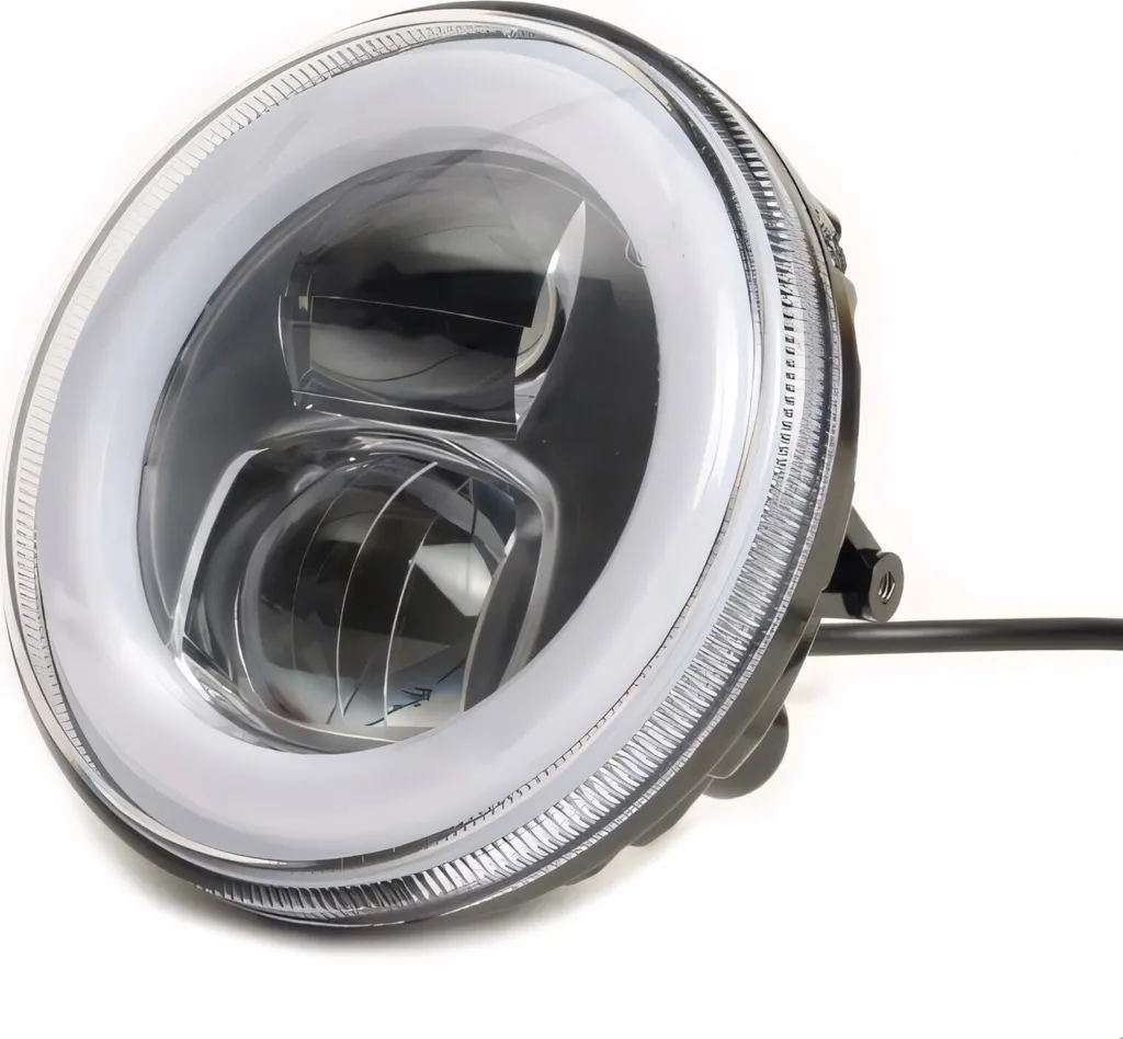 Optique de phare LED 12V DC Ø 120mm pour Vespa VBB, VNB et Lambretta TV