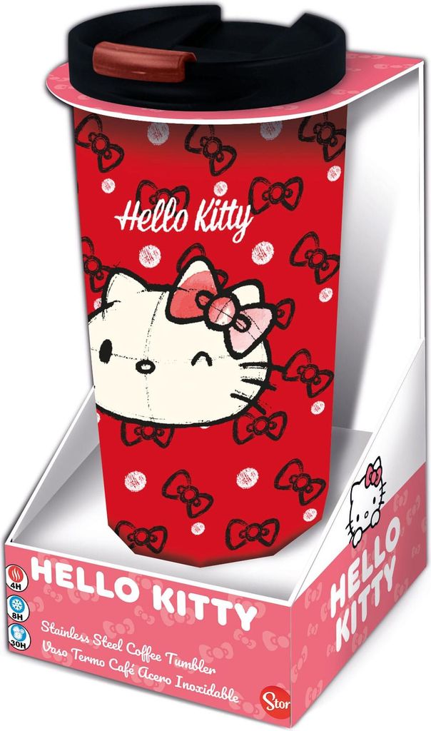 Sanrio Edelstahl-Trinkbecher Hello Kitty