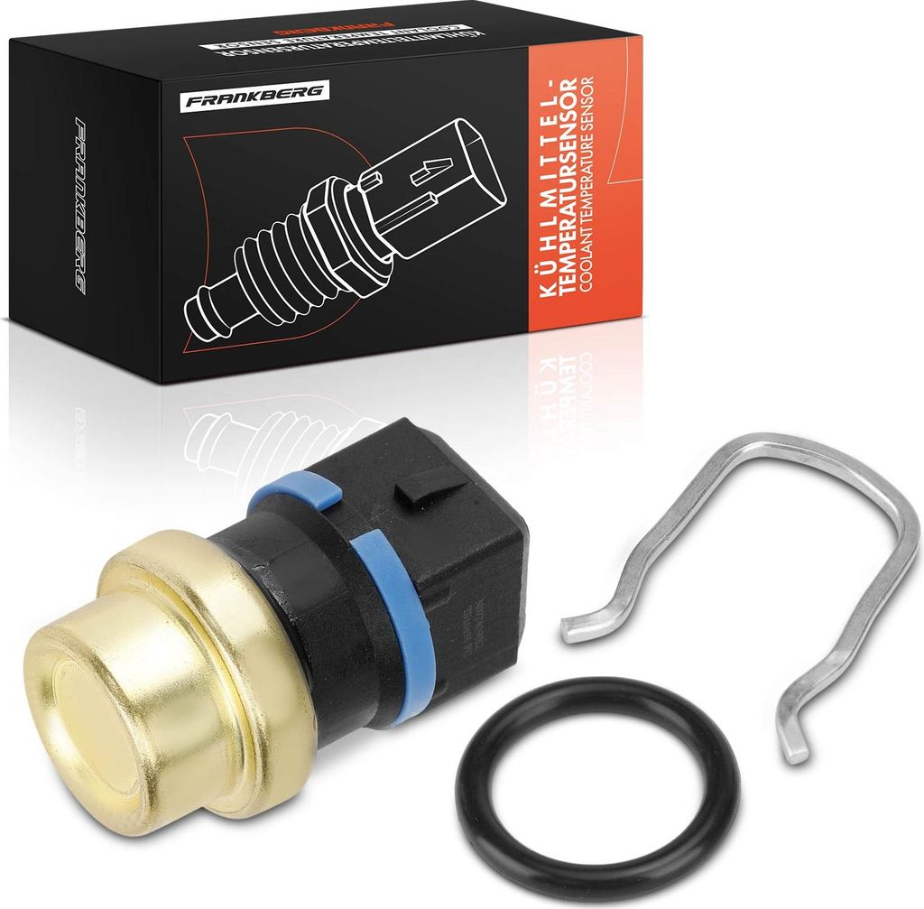 Frankberg 1x Kühlmitteltemperatur Sensor Temperatursensor für VW LT 28-46 II Pritsche/Fahrgestell Kasten Bus