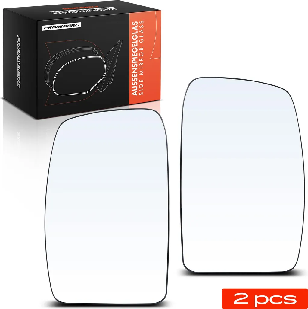 Paire de Verres Rétroviseur Nissan NV400 X62 avec Vision Grand Angle