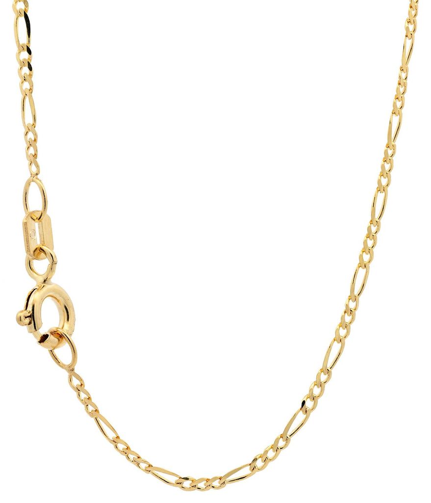 Goldkette Figarokette Halskette Breite 1,2 mm 60 cm 585 - Produktbild 