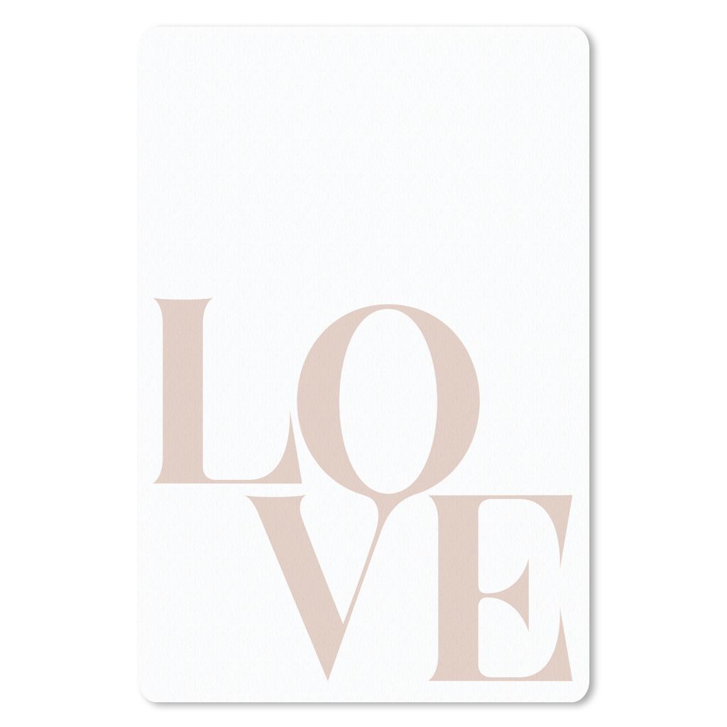 MuchoWow Mauspad Mousepad Text - Zitate - Liebe 40x60 cm - Mousepads - Maus Mat - Pad - Mausunterlage - Schreibtisch Accesoire