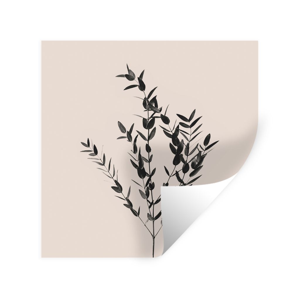 MuchoWow Wandtattoo Wandsticker Wandaufkleber Pflanzen - Grün - Natur 100x100 cm Selbstklebend und Repositionierbar - Wierderverwendbar - Selbst...