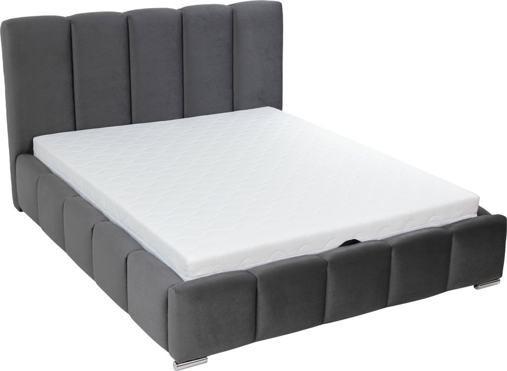 Čalouněná manželská postel 180x200 MIDKIFF - špinavá bílá Obrázek produktu 
