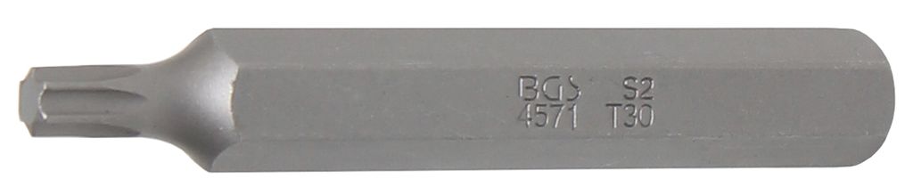 BGS 4571 T-Profil Bit ohne Bohrung, 75 mm lang, T30, 10 (3/8)
