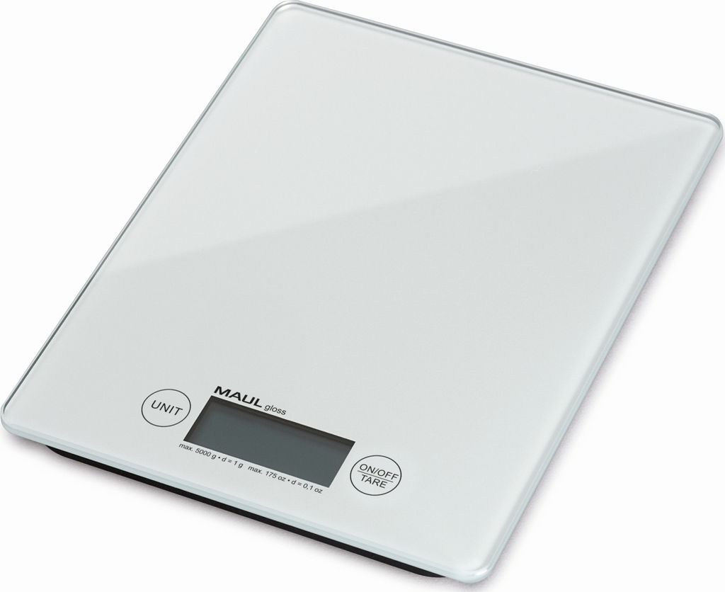 Briefwaage MAULgloss bis 5000g weiß Packung mit 12 Stück