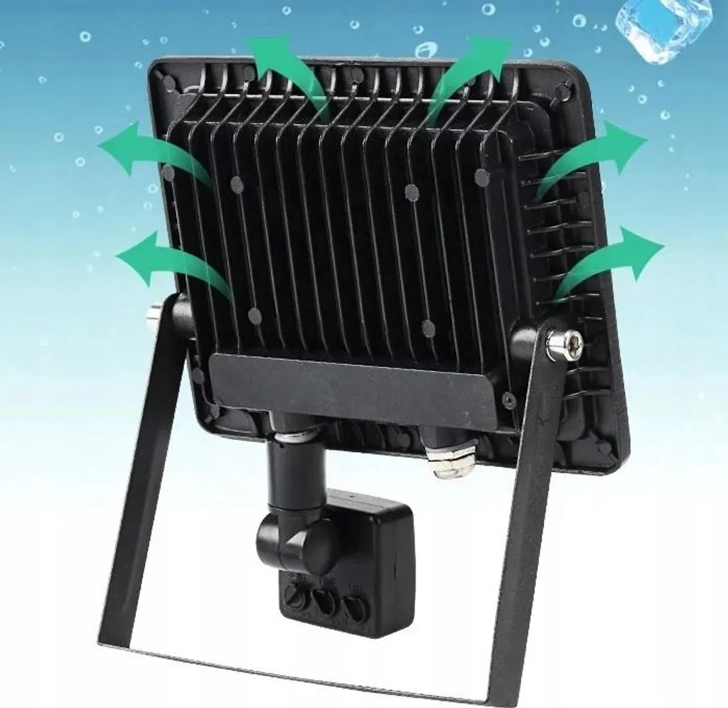 Projecteur halogène 10W anti-intrusion avec détecteur pour entrée - 5
