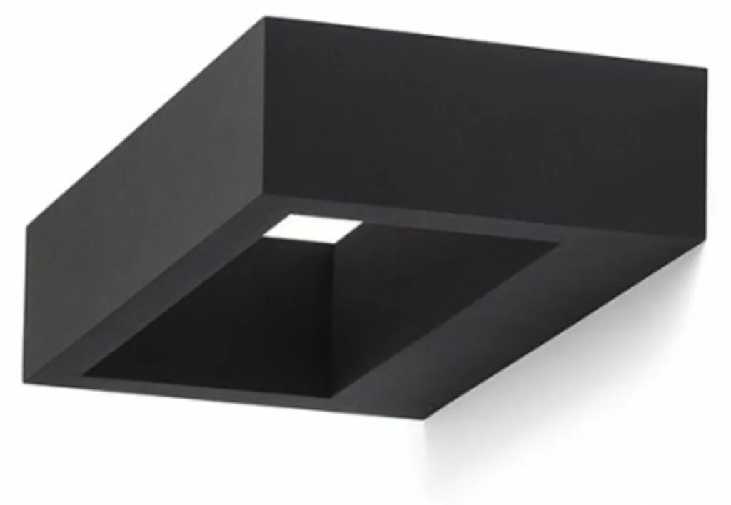 Applique murale LED anti-éblouissement NEMAN noire 10W pour chambre
