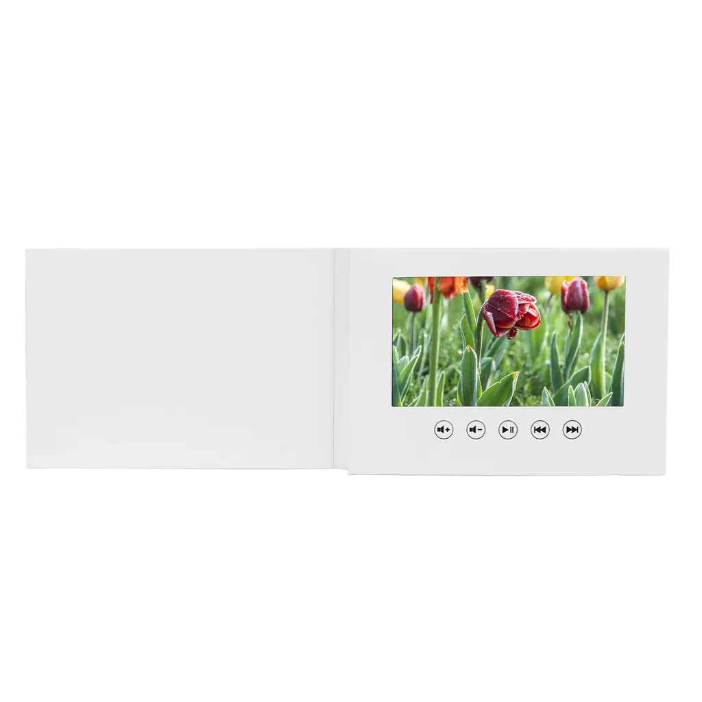 Offrez une carte de vœux vidéo LCD pour un message mémorable et unique