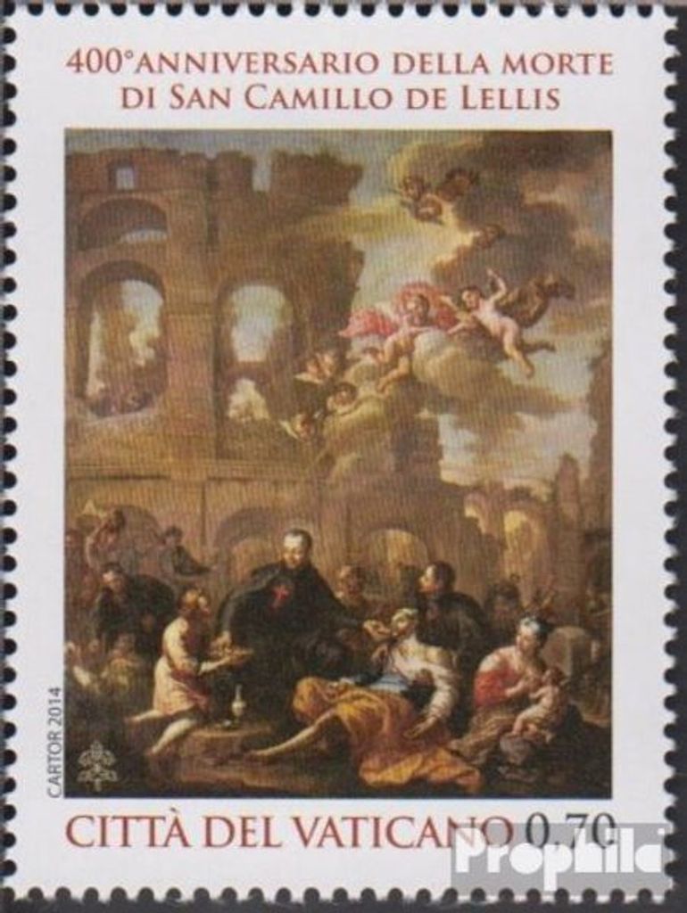 Briefmarken Vatikanstadt 2014 Mi 1818 (kompl.Ausg.) postfrisch Kamillus