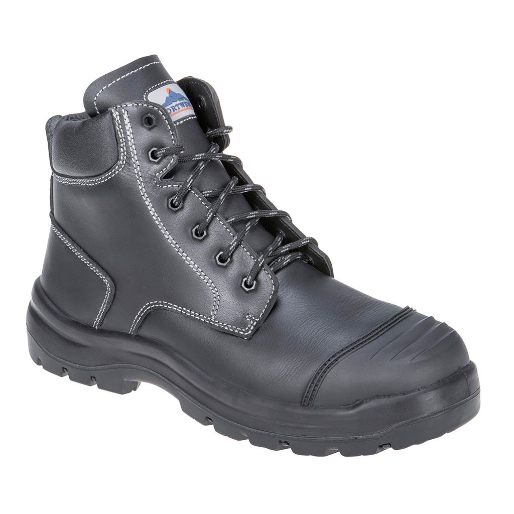 Portwest FD10 Clyde Sicherheitsstiefel S3 HRO CI HI FO Black Gr. 47